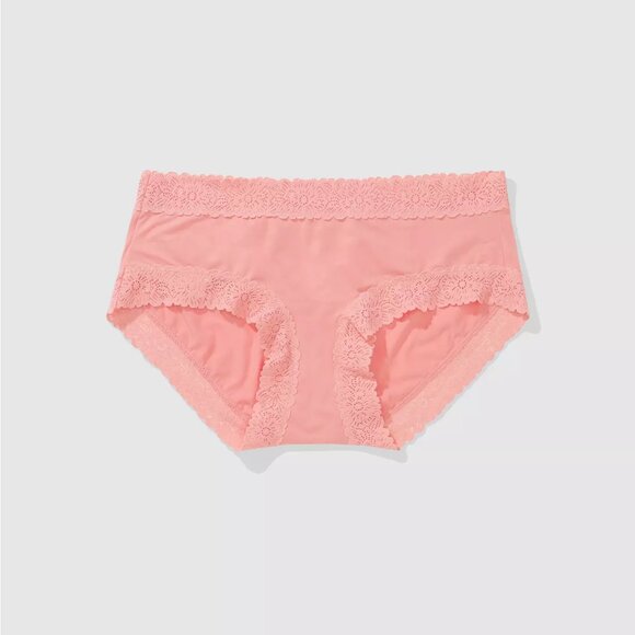aerie Other - BOGO NWT Aerie Sunnie Blossom Lace Boybrief Underwear Strawberry Mist Size Small